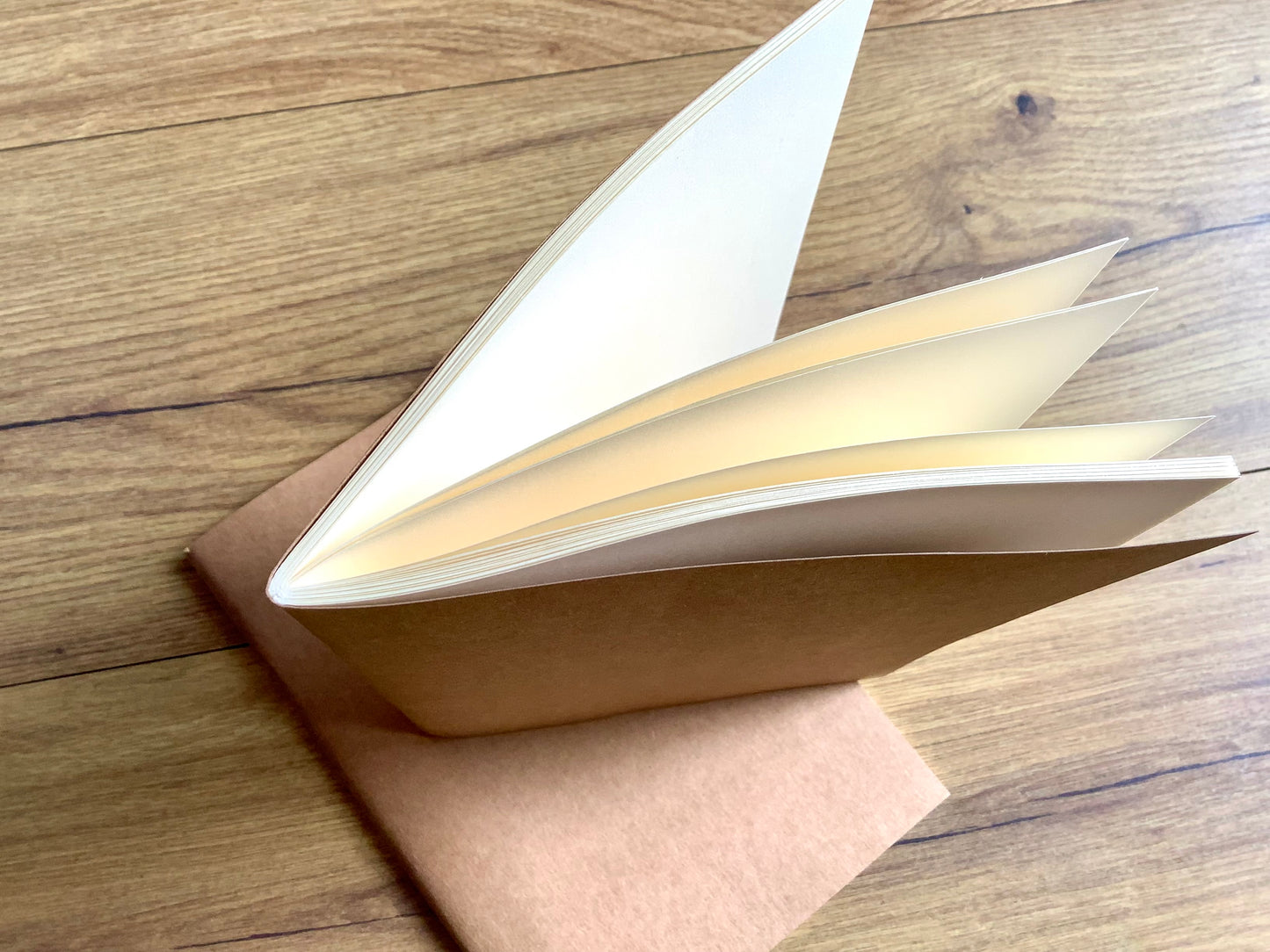 Notizheft A5 braun blanko WUP 32Bl.