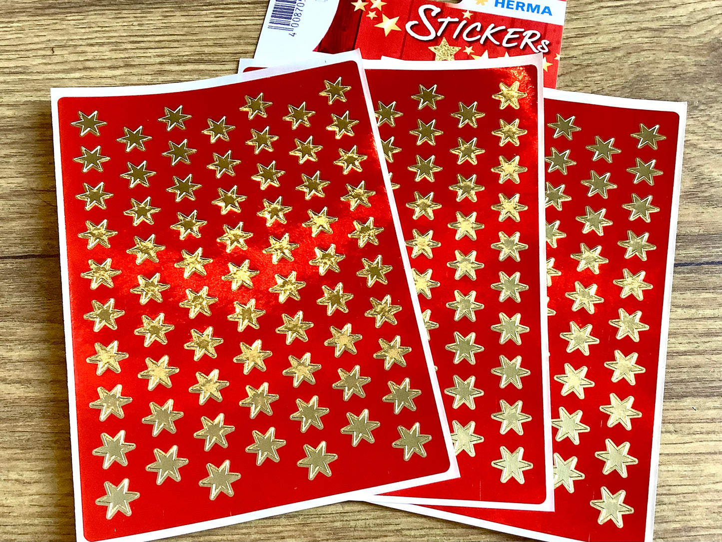 Goldsterne Sticker Herma 8mm 201 Sterne 4054