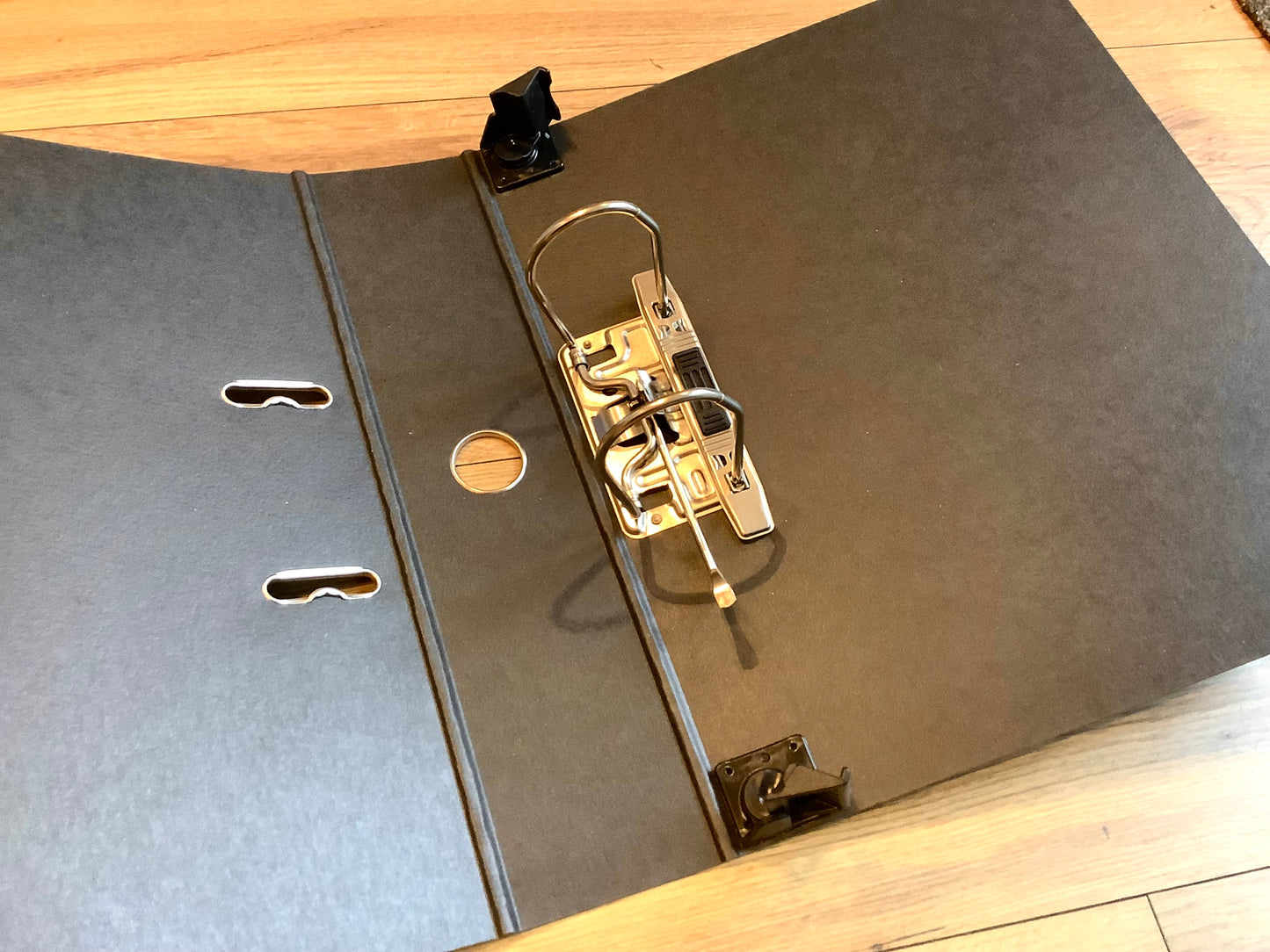 Hängeordner A4 8cm schwarz Centra