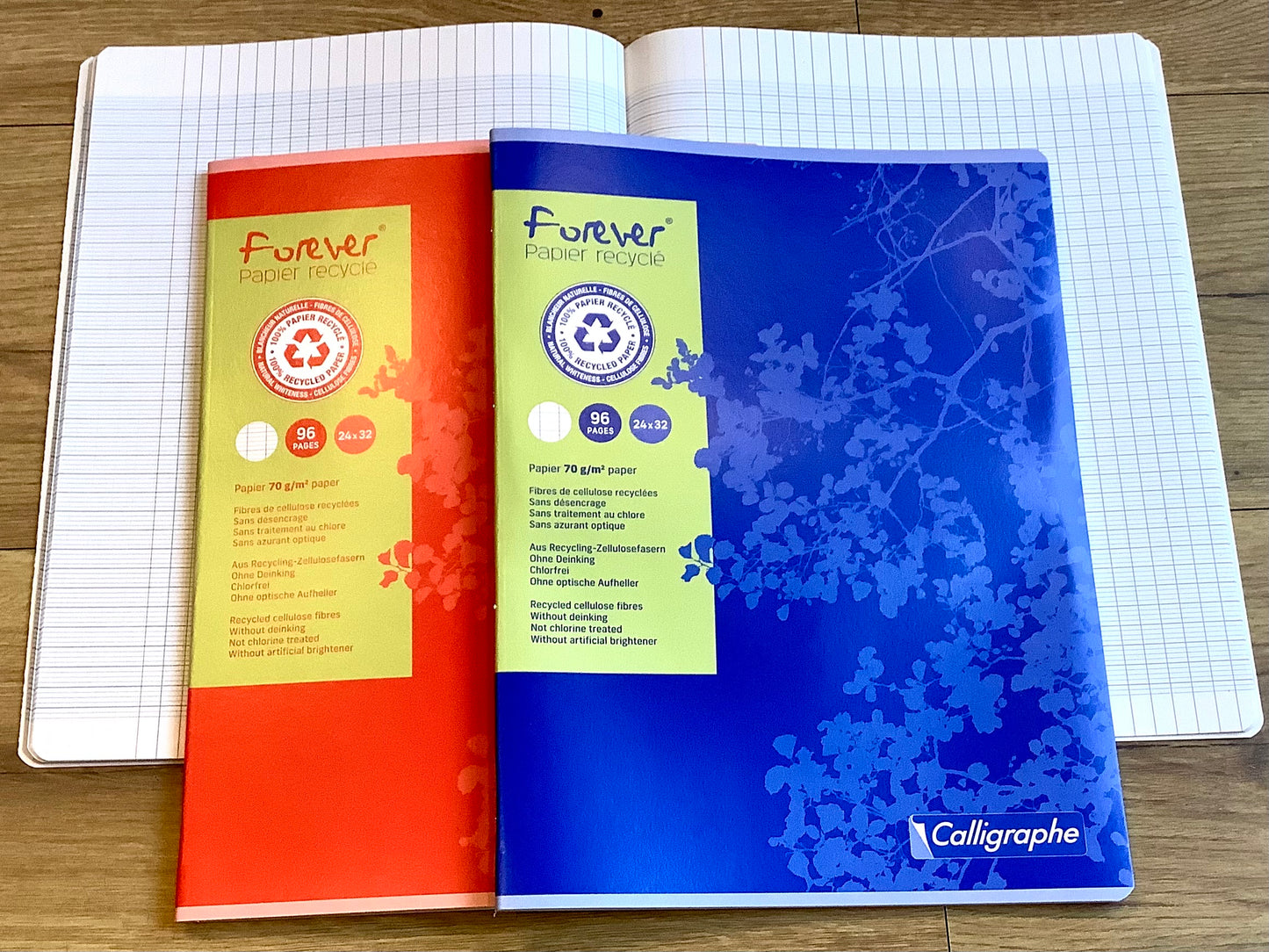 Schulheft französ. Lineatur 24x32 96S 70g Seyes