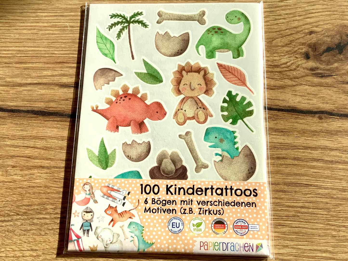 Tattoos temporär für Kinder°