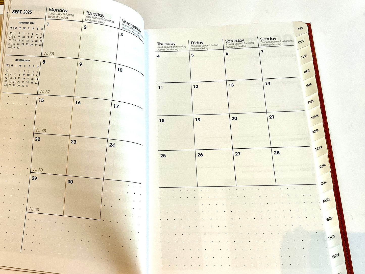 Wochenkalender Plan Note Quo Vadis 15x21cm 2026