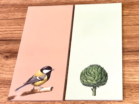 Notizblock lang Kohlmeise RC "30x40"