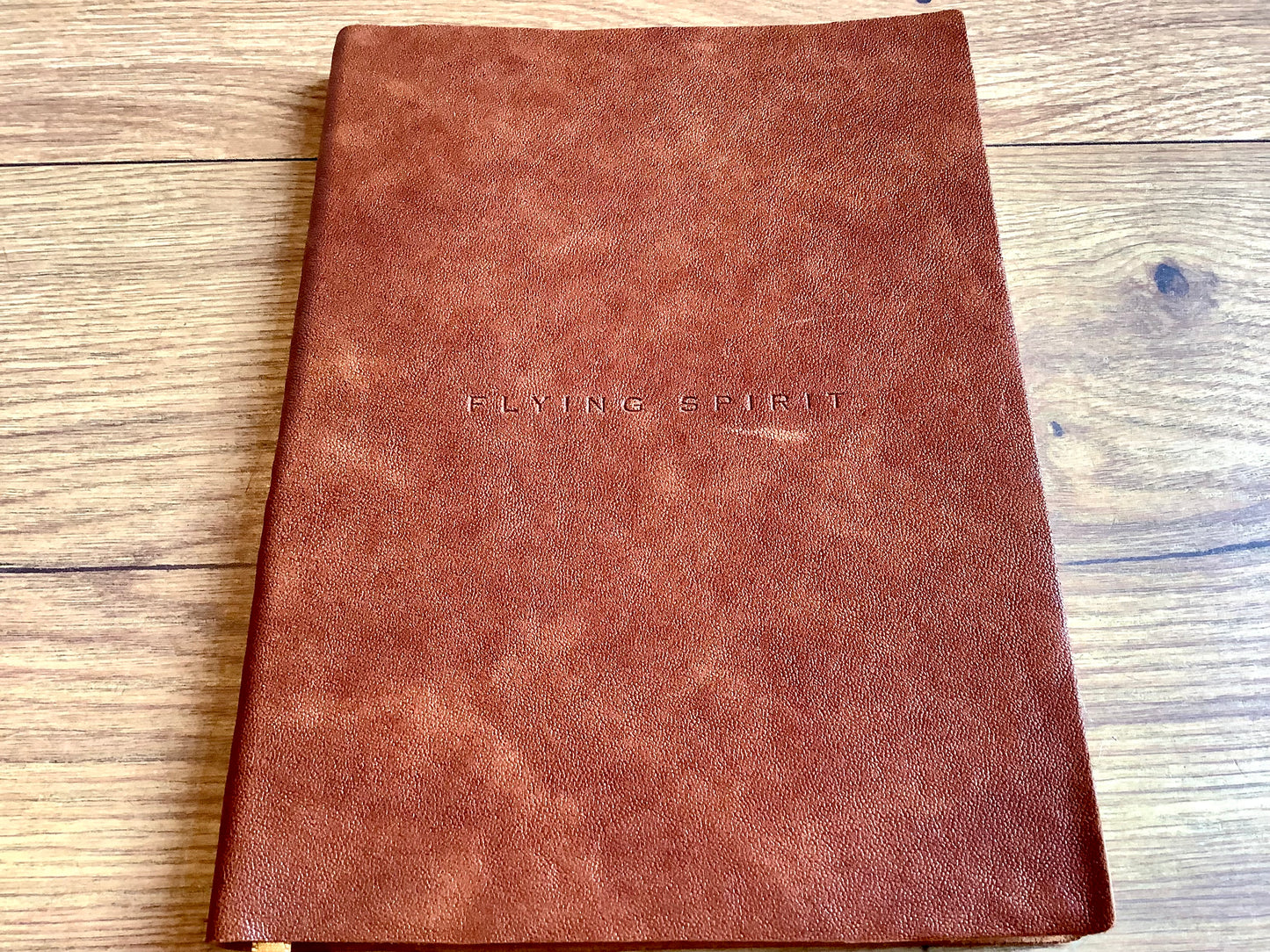 Notizbuch A5 liniert Ledereinband Cognac Clairefontaine