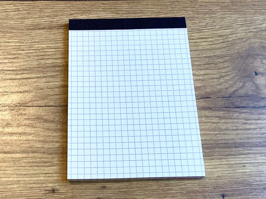 Notizblock kariert A6 50Bl. Recyclingpapier