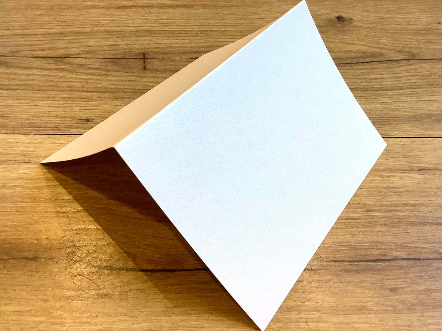 Doppelkarten C6 blanko Perlmutt (Pollen)