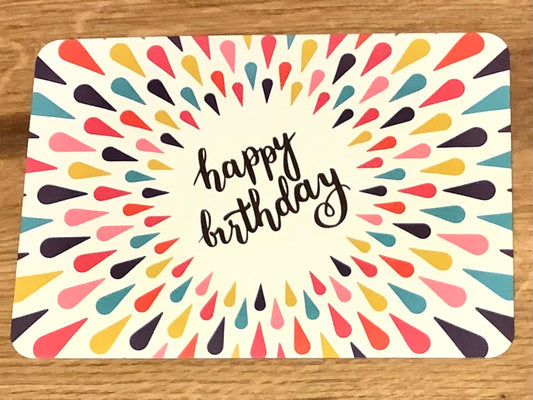 Postkarte Happy Birthday (Gutrath)