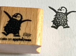 Ministempel Pinguin Eltje (Cats on appletrees)