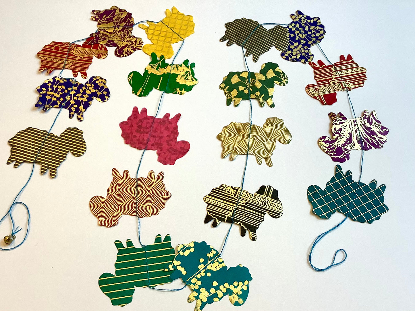 Papier-Mobile Schafe Lamm Lamalí°