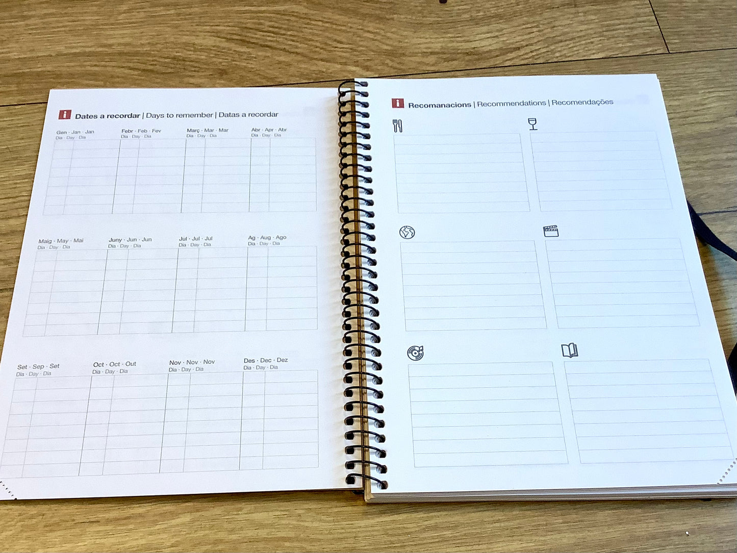 Wochenplaner Spiralkalender A5 Miquelrius kraft 2026