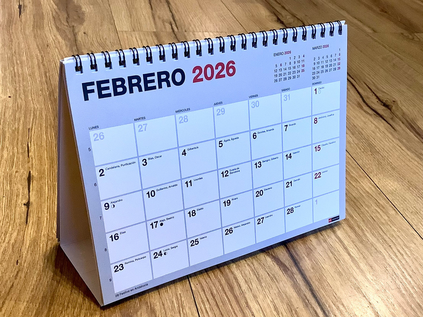 Tischkalender Monatsplaner A5 RC Miquelrius 2026