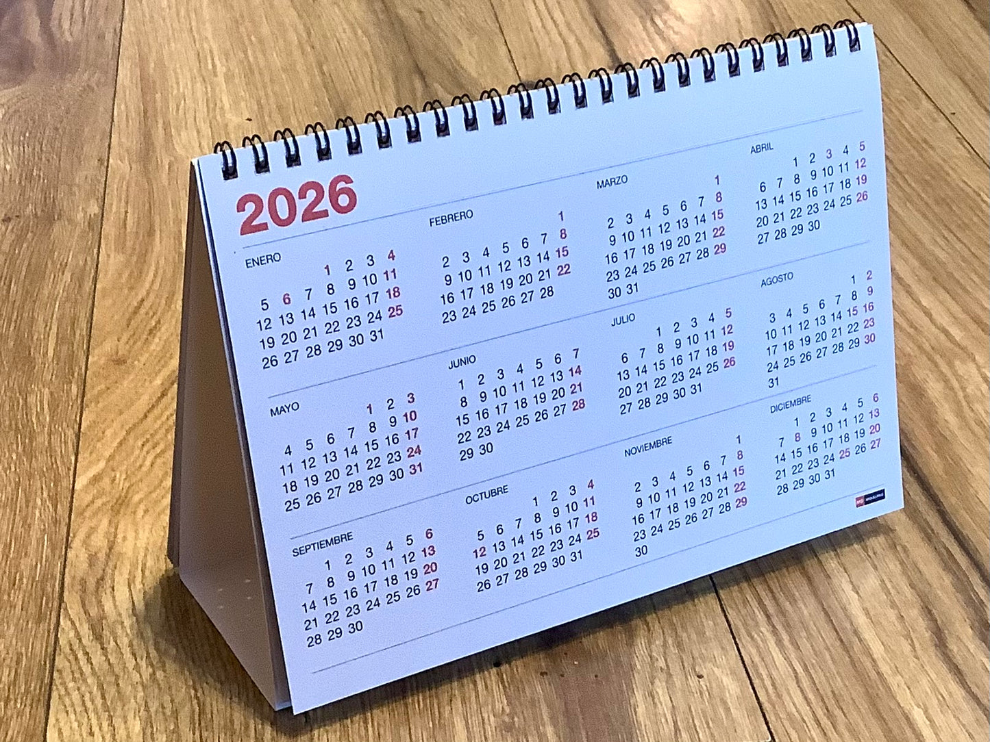 Tischkalender Monatsplaner A5 RC Miquelrius 2026
