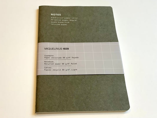 Notizbuch A5 liniert dunkelgrau Miquelrius