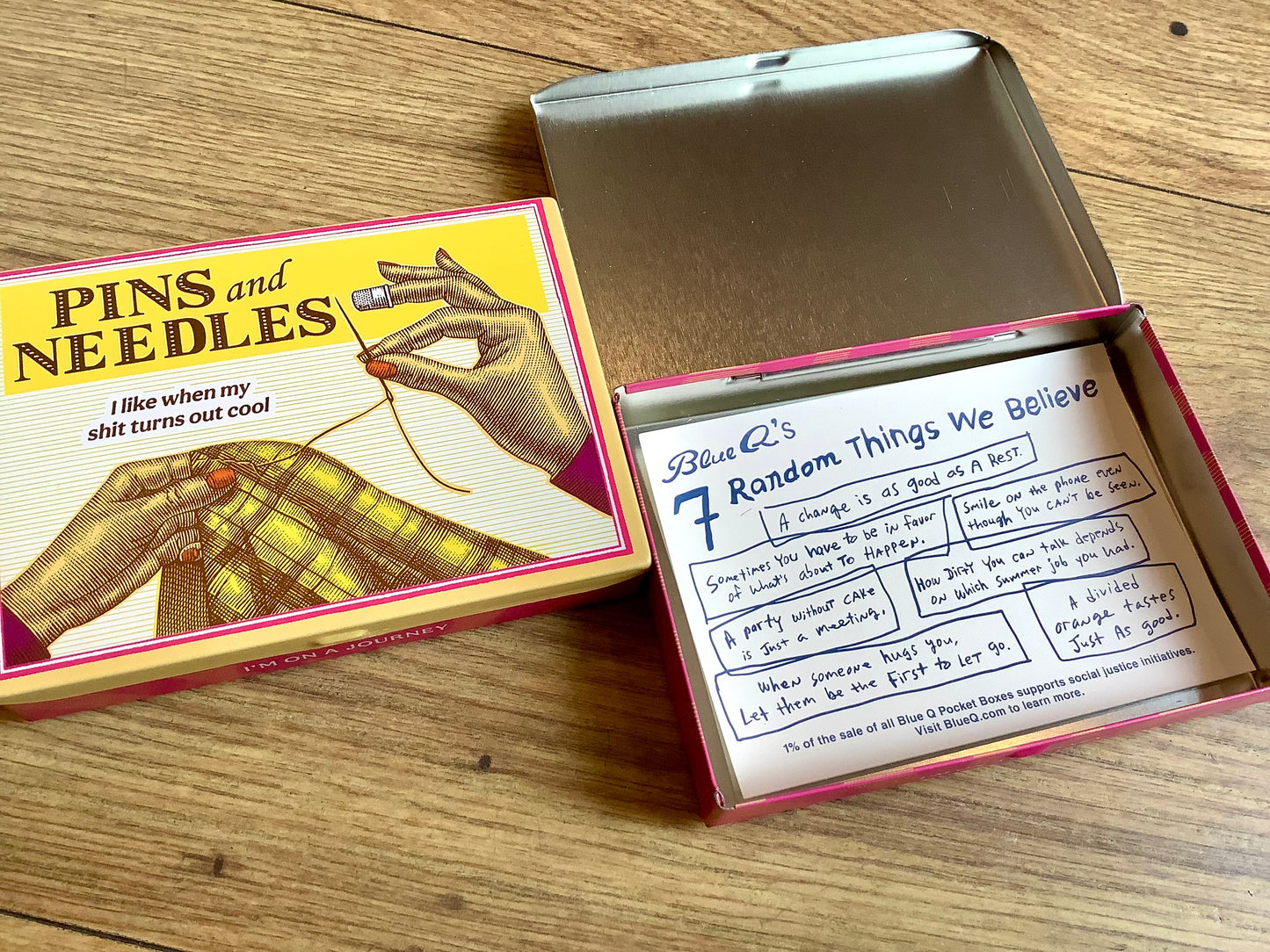 Pocket Box Pins & Needles Dose 11x 7x1,5cm