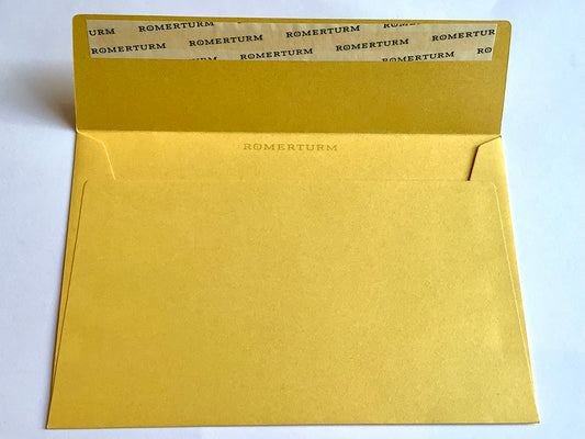 Briefumschlag B6-Kuvert gold (hell) 12x18cm RC Römerturm