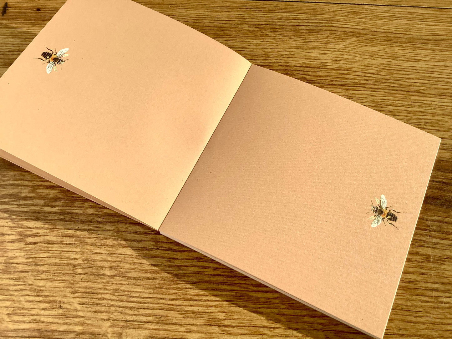 Notizblock Biene 10x10cm "30x40" Recyclingpapier