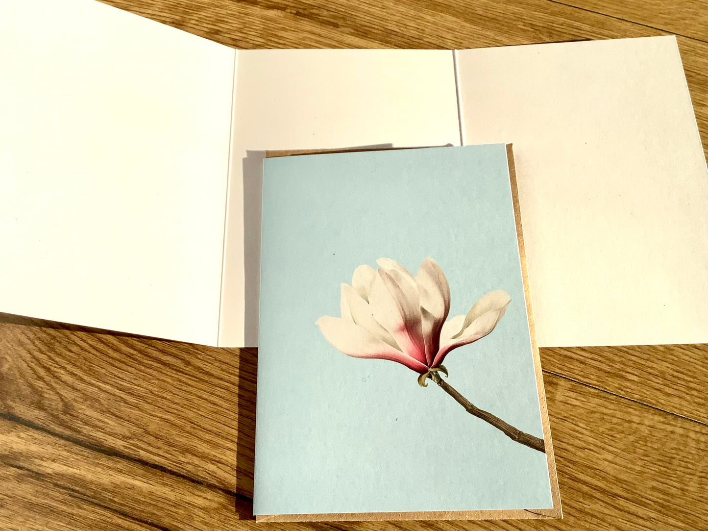 Klappkarte Magnolie A6 Leporello ("30x40“)