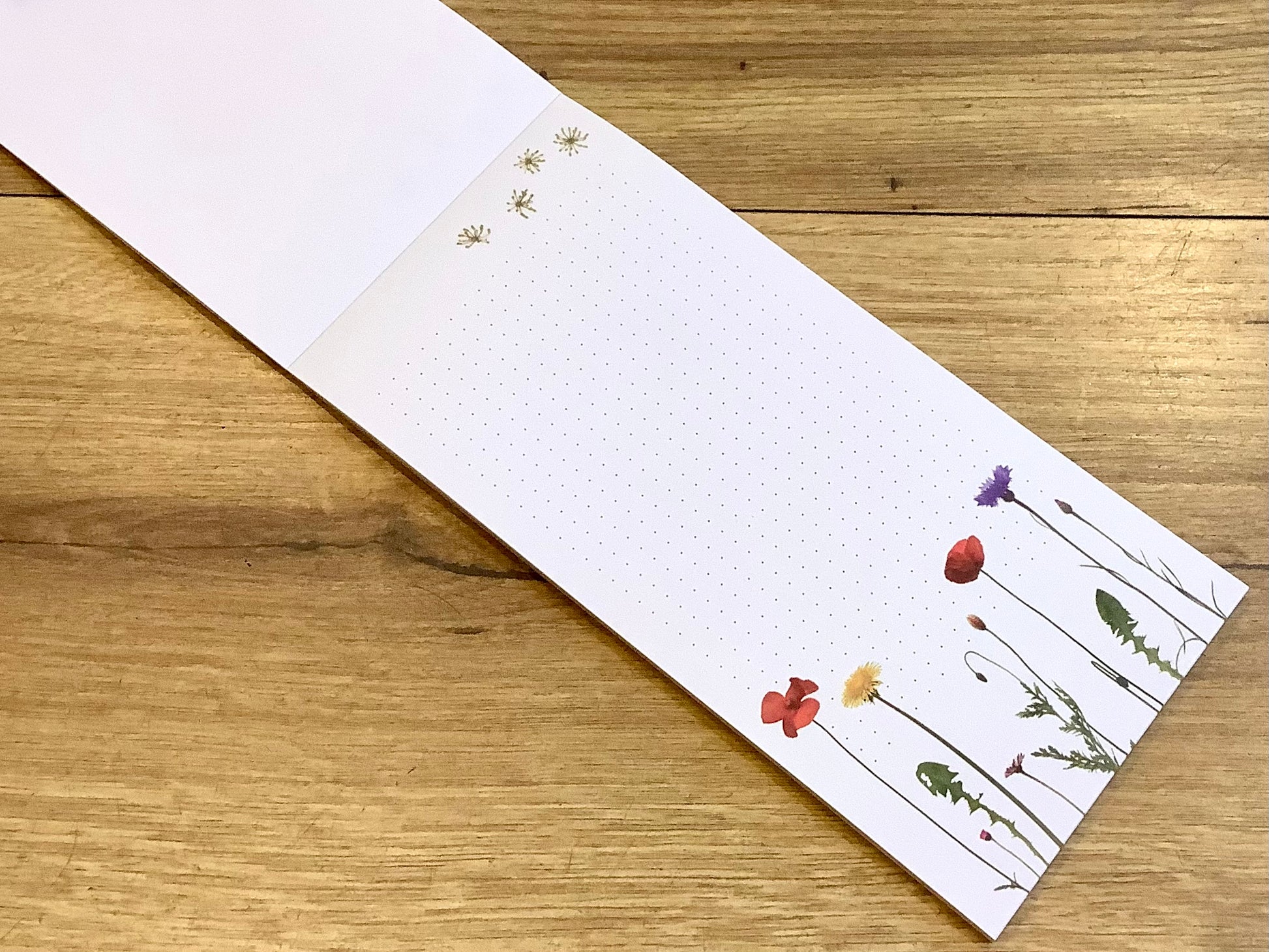 Notizblock DIN lang Wilder Sommer - Polly Paper - Umweltfreundliche Schreibwaren