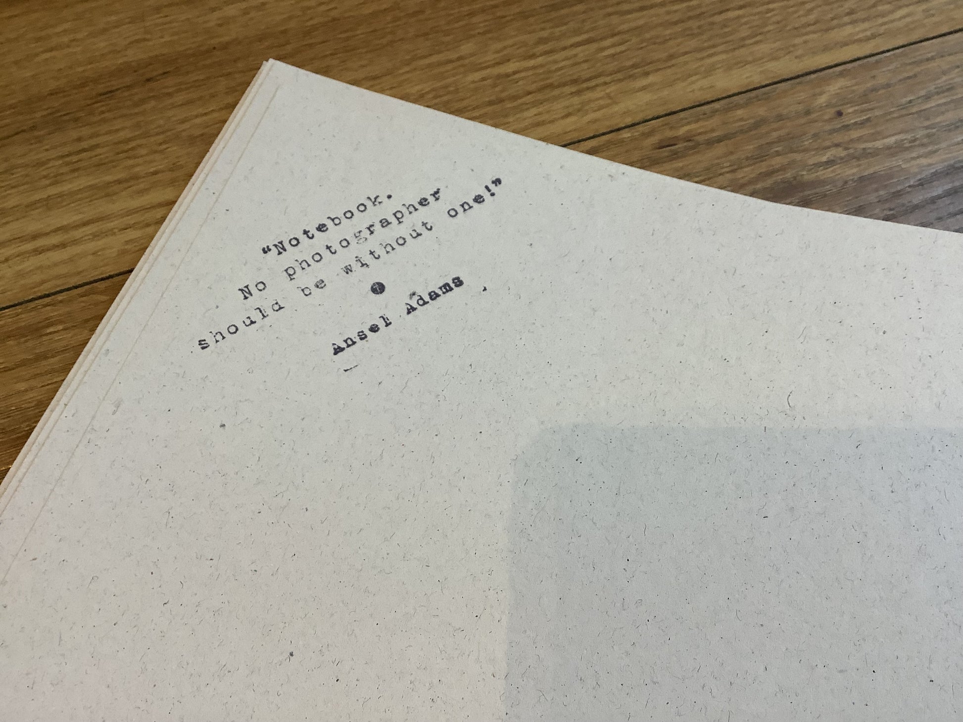 Skizzenbuch A4 quer Fische hellgrau RC (Deafmessanger) - Polly Paper - Umweltfreundliche Schreibwaren