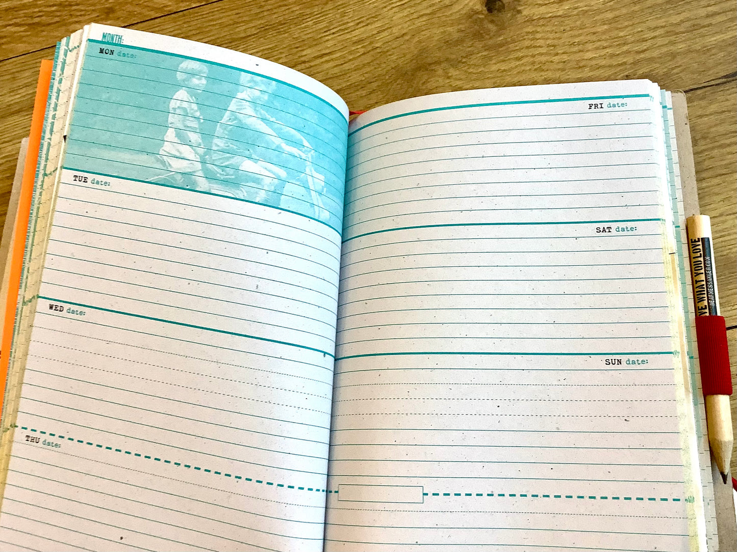 Tagebuch A5 undatierter Immer Kalender (Deafmessanger)