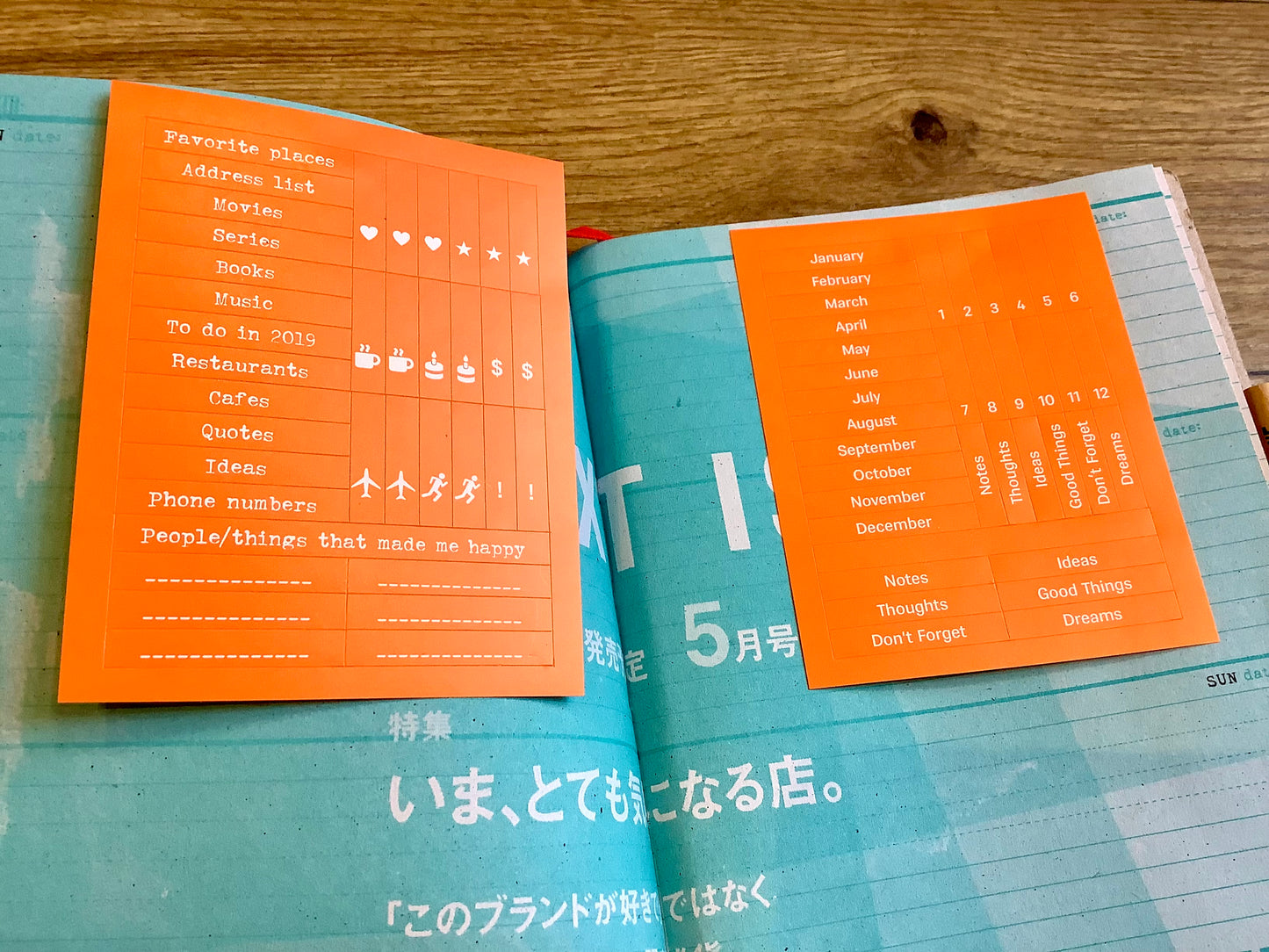 Tagebuch A5 undatierter Immer Kalender (Deafmessanger)