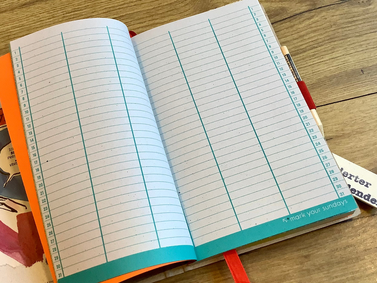 Tagebuch A5 undatierter Immer Kalender (Deafmessanger)