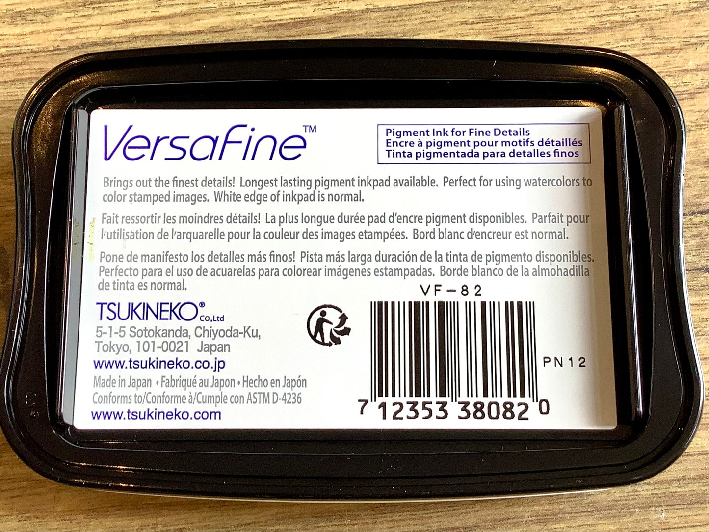 Stempelkissen Versafine Onyx schwarz