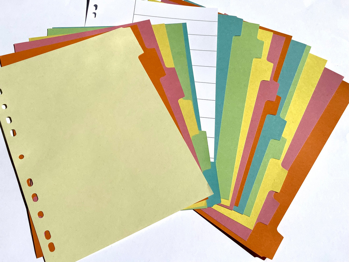 Register A4 farbig Recycling (Q-Connect)°