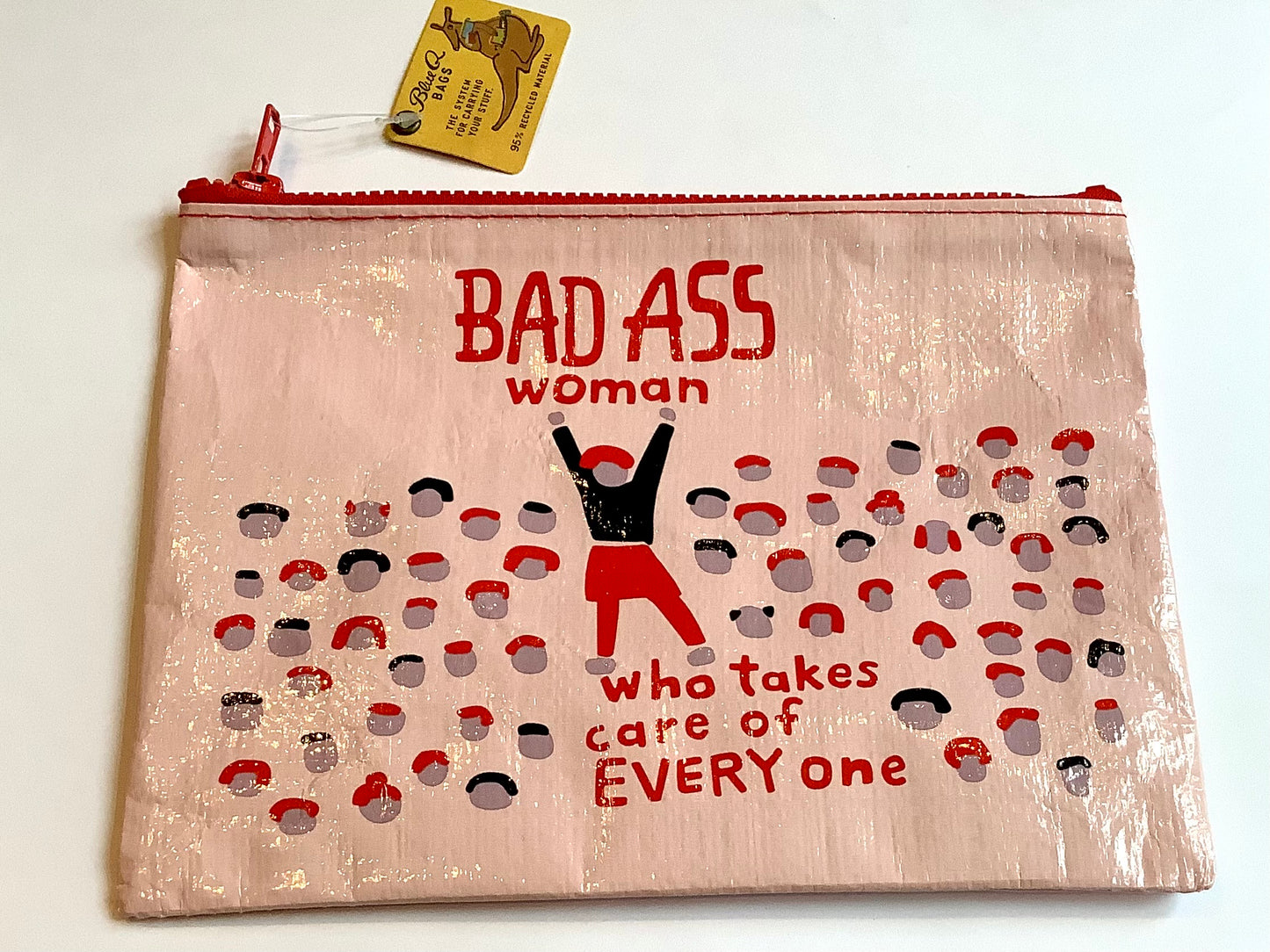 Zipper pouch Bad Ass Woman (BlueQ)