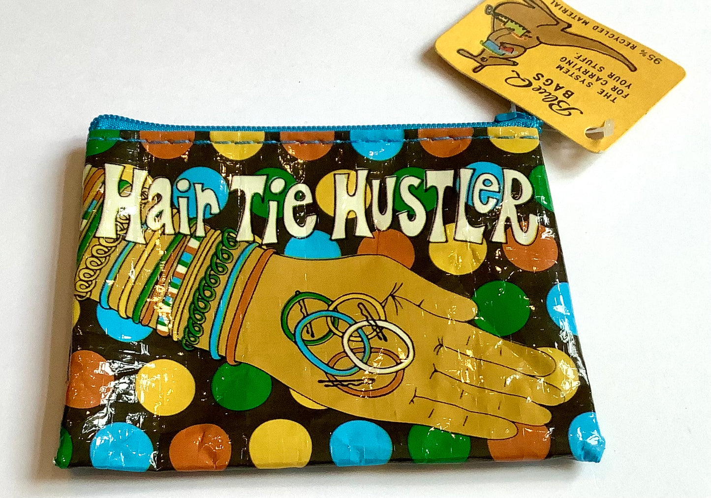 Geldbörse "Hair Tie Hustler" BlueQ (8x11cm)
