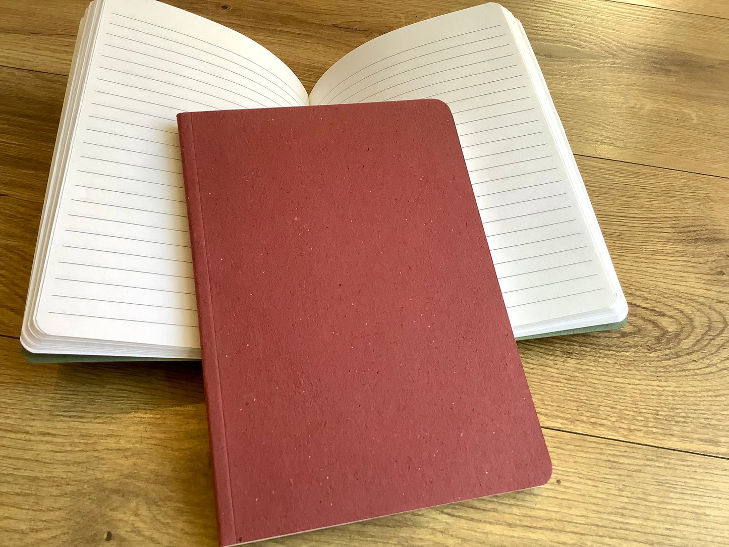 Notizbuch A5 gebunden Sigel Re-Upcycling vegan°