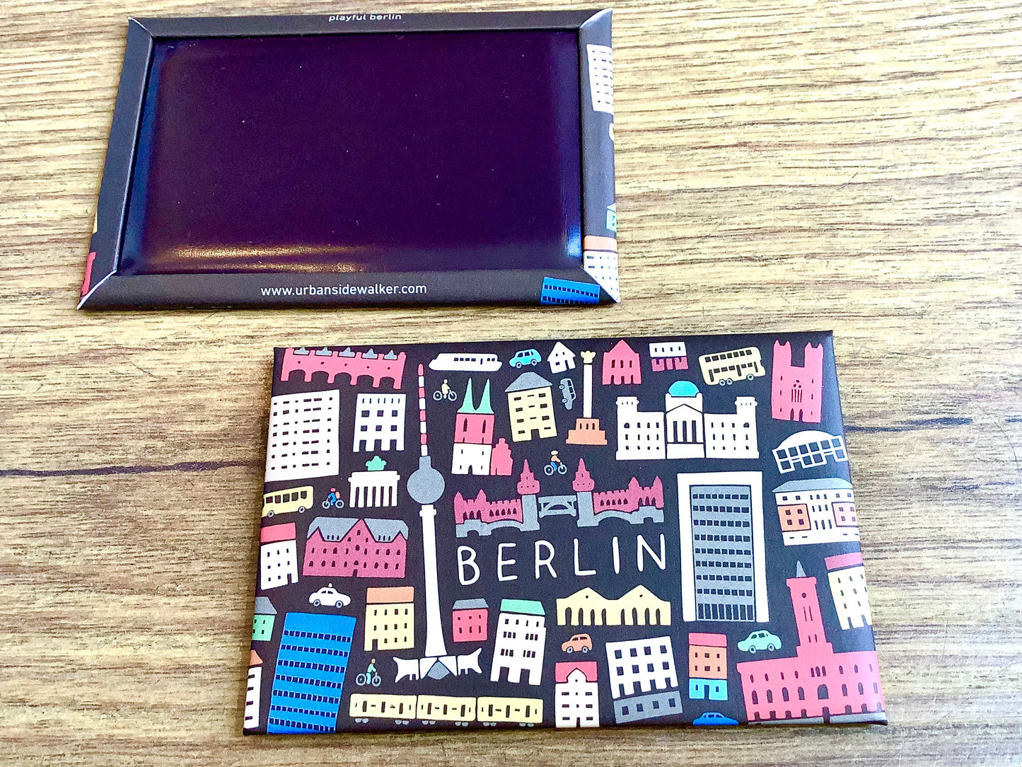 Kühlschrank-Magnet Berlin (urban sidewalker)°