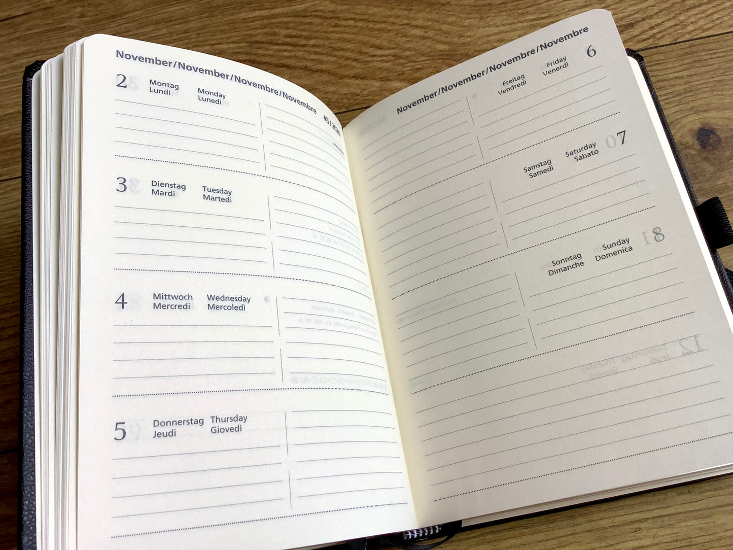 Taschenkalender A6 Kompagnon 732 1W/2S Brunnen 26/2027