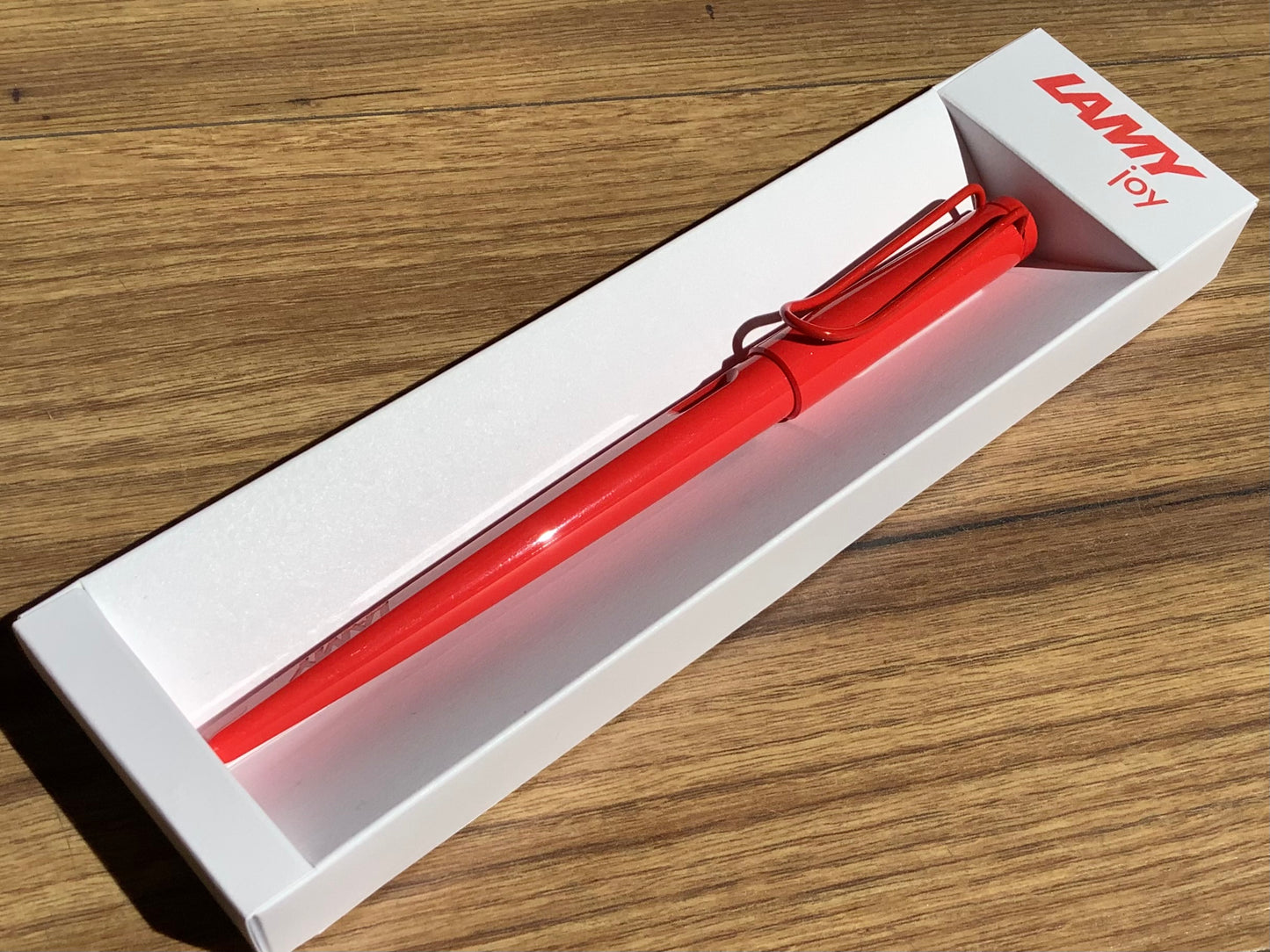 Füller LAMY Joy rot 1,9mm-Feder Kalligrafie-Füller