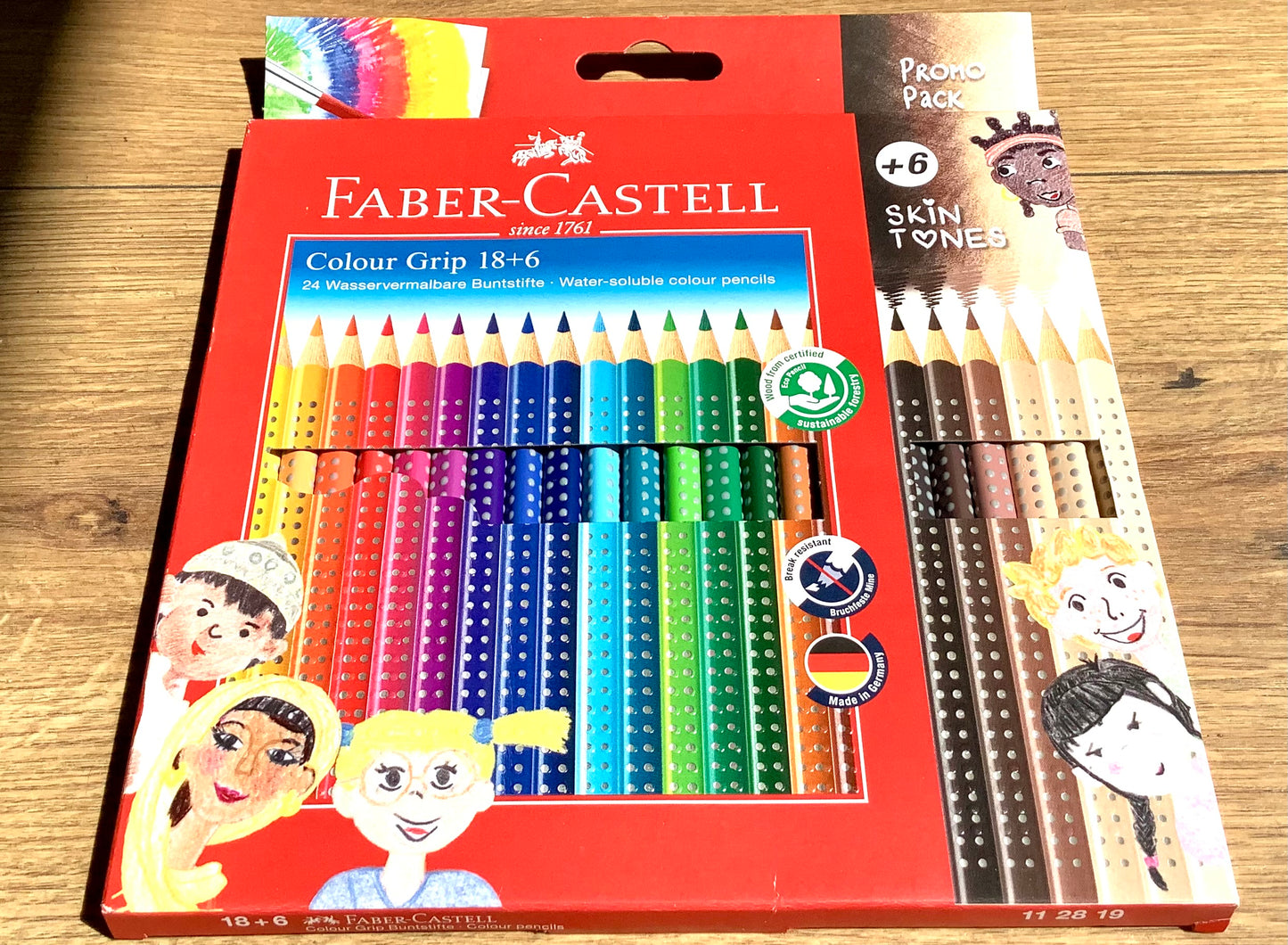 Buntstifte Grip Faber-Castell 18+6 skin tones