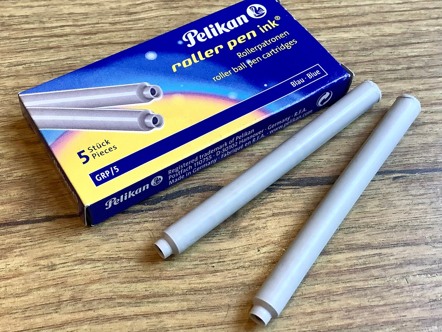 Rollerpatronen 5St. Pelikan blau GRP/5 für Gallery-Roller