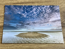 Postkarte Licht im Wattenmeer (art+nature)