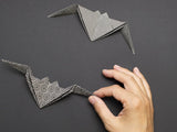 Faltpapier Origami Net&Ciircles sw 15x15