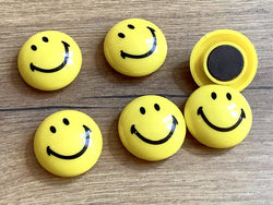 Smiley 6 Magneten Ø 3cm