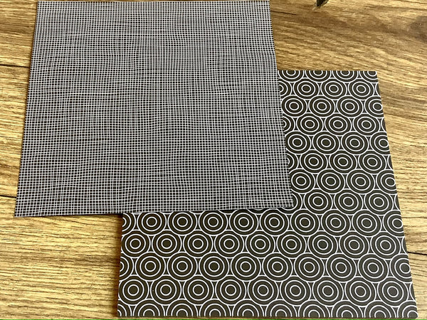 Faltpapier Origami Net&Ciircles sw 15x15