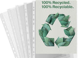 Prospekthüllen recycelt 100 Esselte A4 genarbt 0,7mm