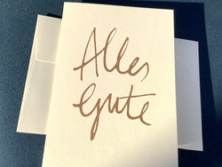 Briefkarte Alles Gute (Jordan / Kettcards)