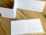 Briefkarte DANKE SCHÖN (Marschall / Kettcards)