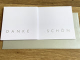 Briefkarte DANKE SCHÖN (Marschall / Kettcards)