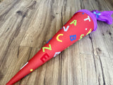 Schultüte mit Buchstaben 70cm