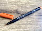 Folienstift orange F permanent Staedtler