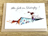 Briefkarte Alles Gute Schulanfang A6 (Erichsen)°