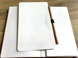 Notizbuch MECUM liniert 13x21 RC-Leder