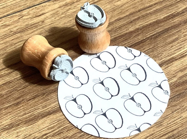 Ministempel Apfelhälfte (Bordschätze)