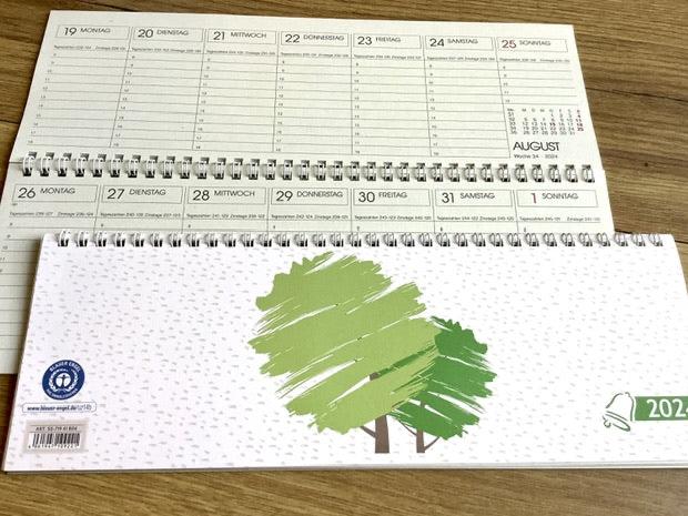 Tischkalender quer 2024 RC („Grüner Baum“)